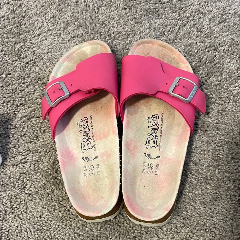 Birkenstock Fuchsia Slide Catalina Sandals - Sz 8/38